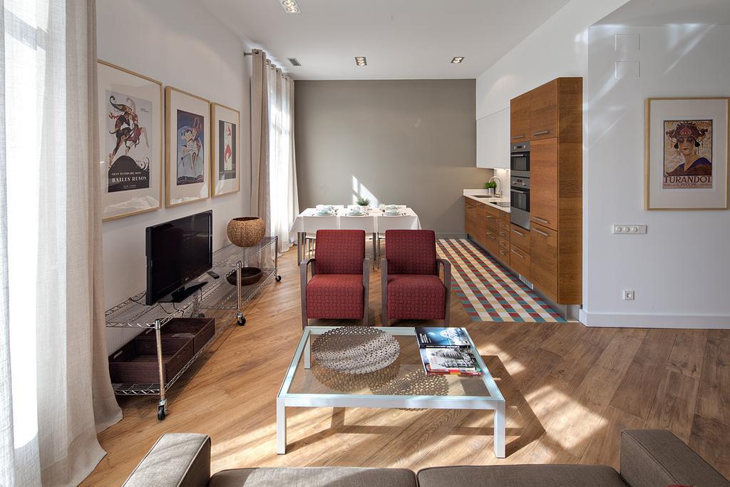 Habitat Apartments Rambla Deluxe Barcelona Rom bilde